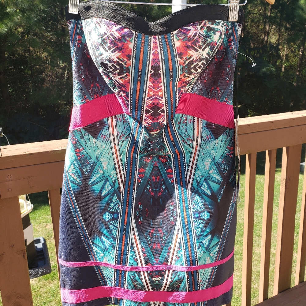 NWT WOW Couture Bodycon Bandage Dress Large